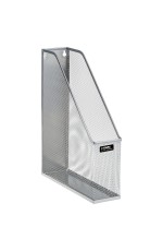 Лоток для бумаг вертикальный СТАММ, металл, серебристый