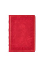 Ежедневник недат А5 бронзсрез кожа красн Королевский 3-824/05 Альт