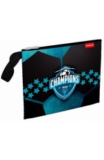 Папка А4 вертикальная, текстиль, на молнии, с ручками Champions 52625 Erich Krause