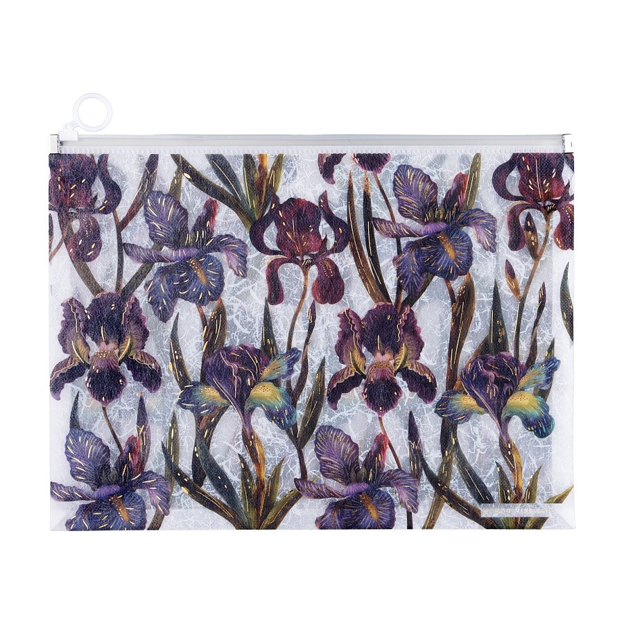 Папка zip А4 Flora Ирисы 14-037/17 Bruno Visconti