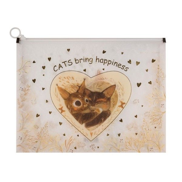 Папка zip А4 Love me Котики приносят счастье 14-037/11 Bruno Visconti