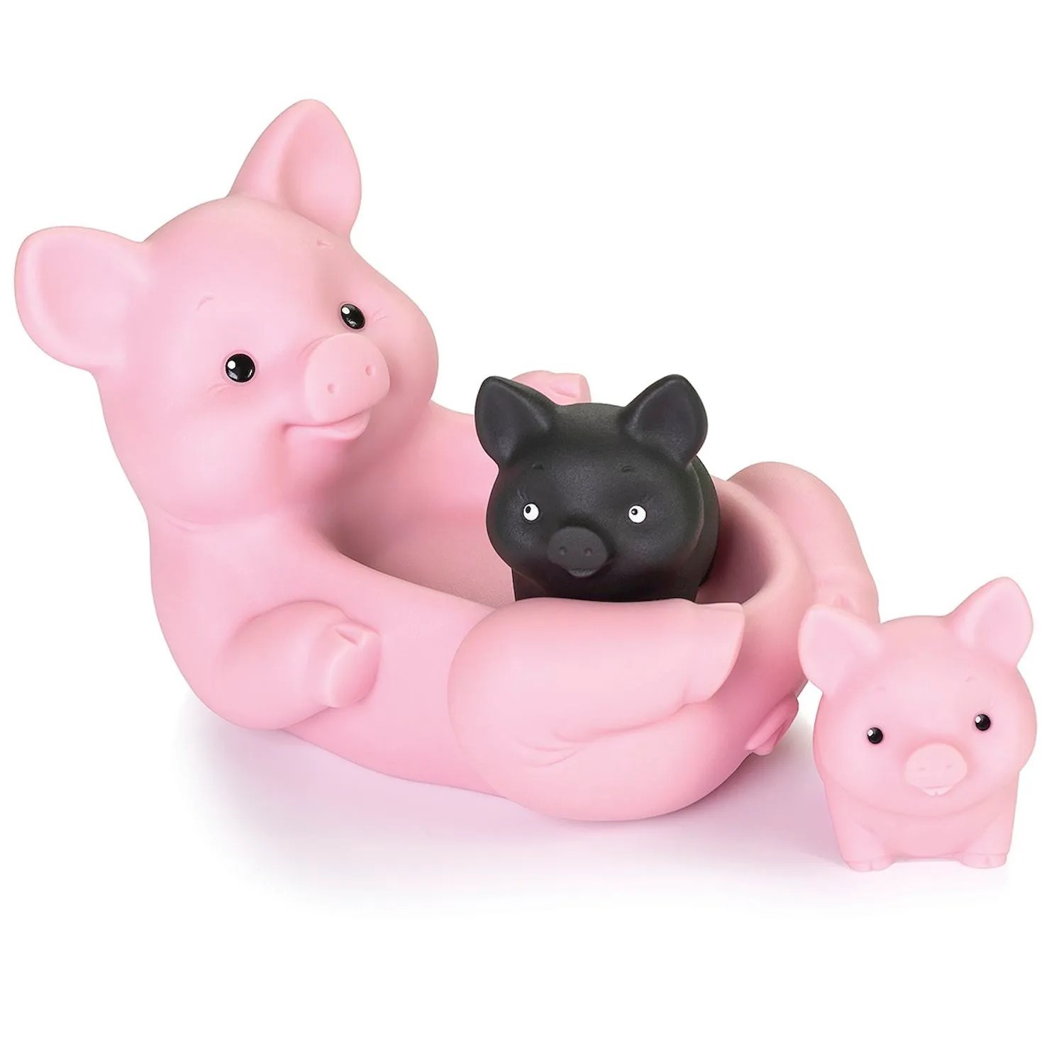 ПВХ Мыльница Набор Веселые поросята 3шт С-1446 Огонек
