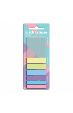Стикеры -закладки пласт 7цв 140л ассорти Pastel 63164 Erich Krause