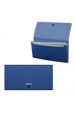Папка на кнопке А5 12отд син 47237 Erich Krause