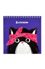 Блокнот 140*140 60л кл спир Хип-хоп команда 61252 Феникс
