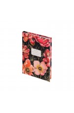Записная книжка А6 80л кл твобл Flora Розовые цветы 3-80-005/56 Bruno Viscont