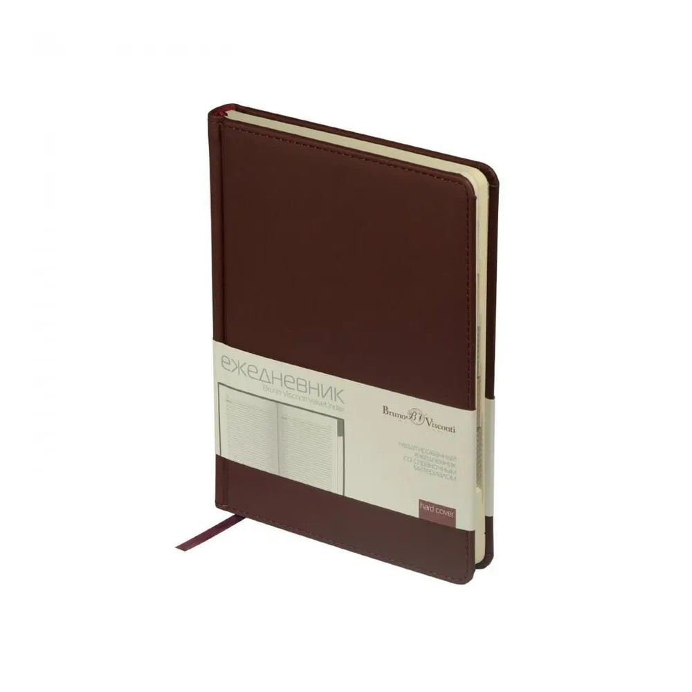 Ежедневник недатированный А5 Velvet Index 3-369/02 Bruno Visconti