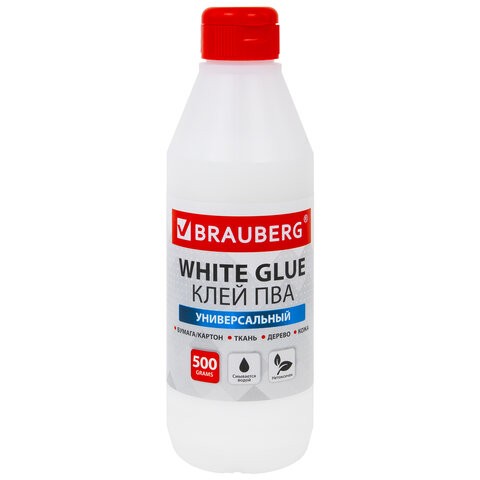 Клей ПВА 0 5кг 600982 Brauberg