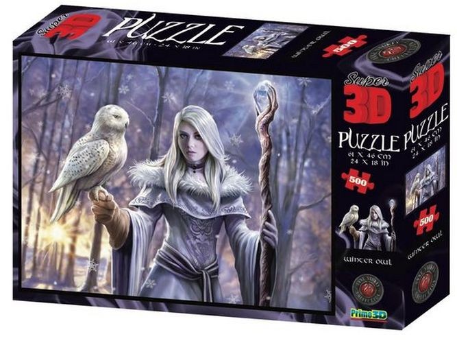 Пазл  Стерео Super 3D Зимняя сова 