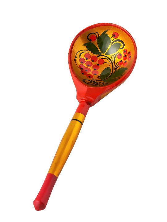 Хохлома Ложка п/басская (высшкат) 190х60х30 15040