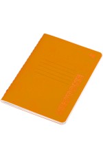 Записная книжка А6 50л. на сшивке BG Neotone, оранжевый, фактурное тиснение, блок в точку 80г/м2