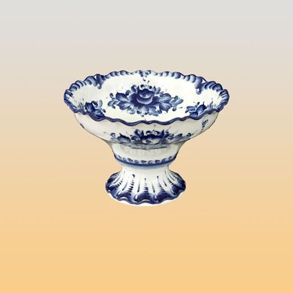 Гжель Фруктовница Дюшес