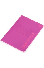 Записная книжка А6 50л. на сшивке BG Neotone, розовый, фактурное тиснение, блок в точку 80г/м2