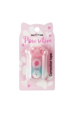 Корректирующая лента MESHU Sweet Paw, 5мм*6м, блистер, европодвес, ассорти