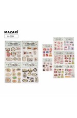 Набор Наклейки декор 3D в асс M-8681 MAZARI