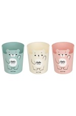 Подставка-стакан MESHU Bear, пластиковая, ассорти