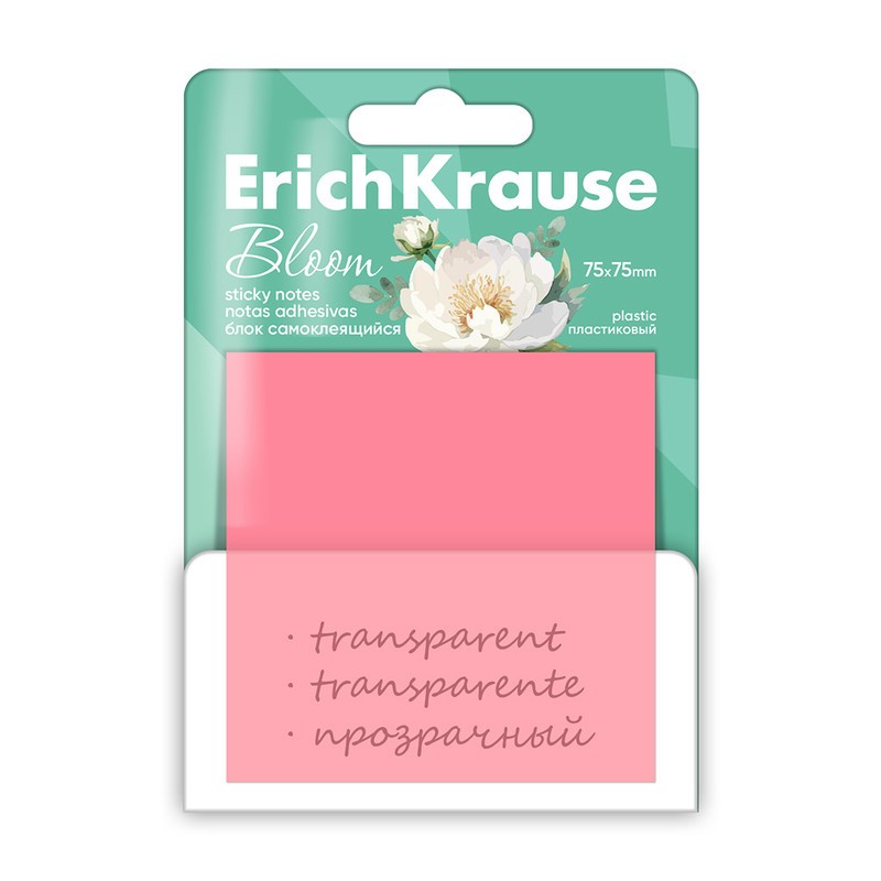 Стикеры 75*75мм 50л Pastel Bloom 61580 Erich Krause