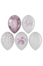 Воздушные шары, 10шт., М12/30см, MESHU It's girl, пастель, ассорти