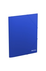 Папка на рез А4 синяя Soft touch 4981 Berlingo