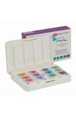 Краски акварельные 12 цв. Пастельные цвета  Белые ночи (пласт. кор.) 19421875 ЗХК