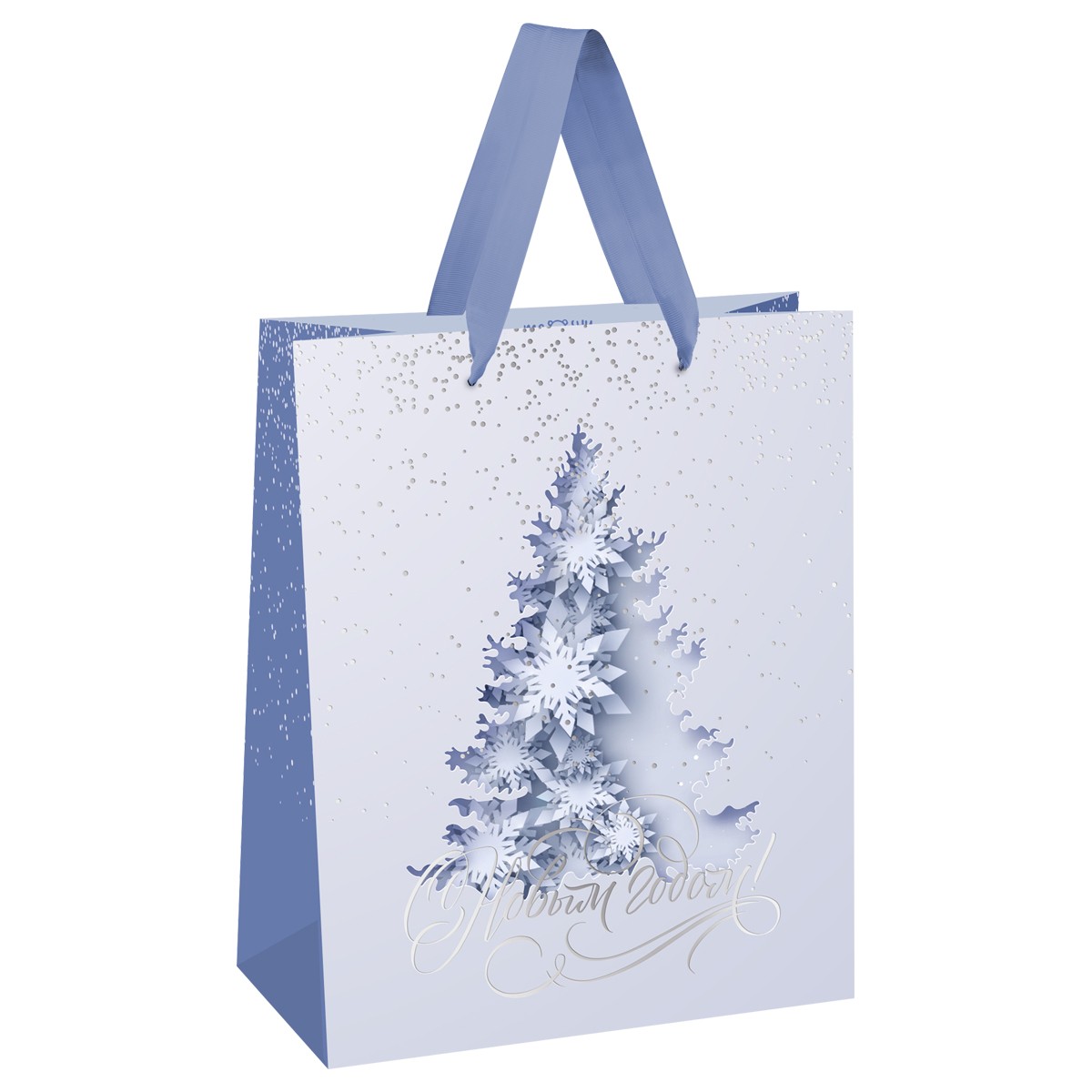 Пакет подарочный 18*23*10см MESHU Magic tree, фольга, матовая ламинация