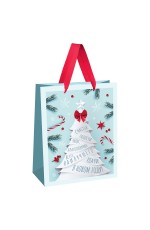 Пакет подарочный 26*32*12см MESHU Christmas wish,  матовая ламинация