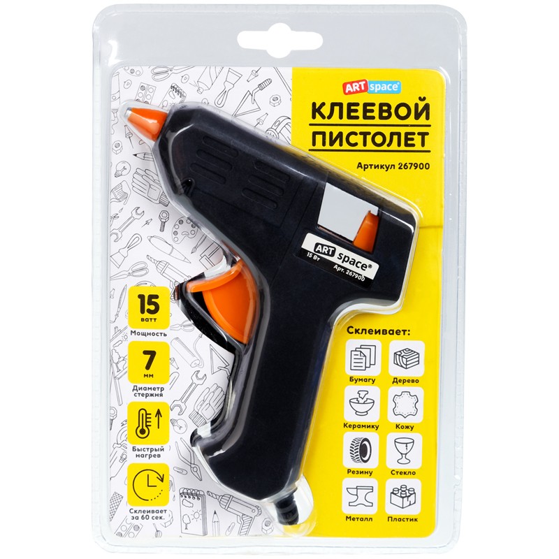 Пистолет клеевой 15Вт 267900 Art Space