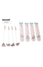 Закладка д/книг метал ассорт М-3379 Mazari