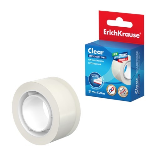 Клейкая лента 24мм*20м прозр Clear 58723 Erich Krause