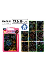 Набор д/творч Гравюра 13 5*19см 8л роз 20695 Mazari