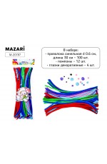 Набор Проволока шенил 100шт помпоны 12шт глазки декор4шт 20787 Mazari