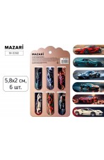 Закладка -магнит 6шт Авто 3392 Mazari