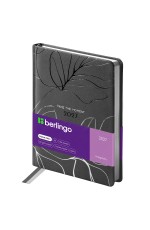 Ежедневник датированный 2027г., А5, 184л., кожзам, Berlingo Holography, тёмно-серый
