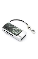 Флеш карта USB на 32GB с серафинитом сереб 3720075
