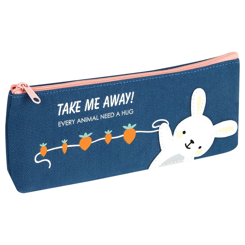 Пенал мягкий 210*82*40 MESHU Happy rabbit, канвас