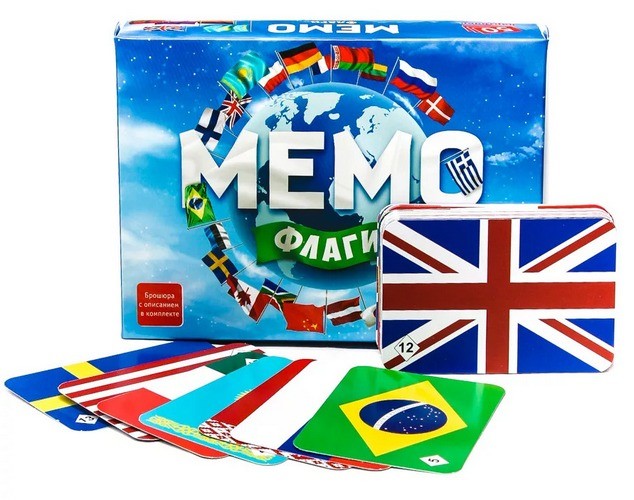 Игра настольная Мемо Флаги