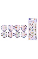 Стразы - наклейки пласт ассорти Crystal Diamond М-8802 MAZARI