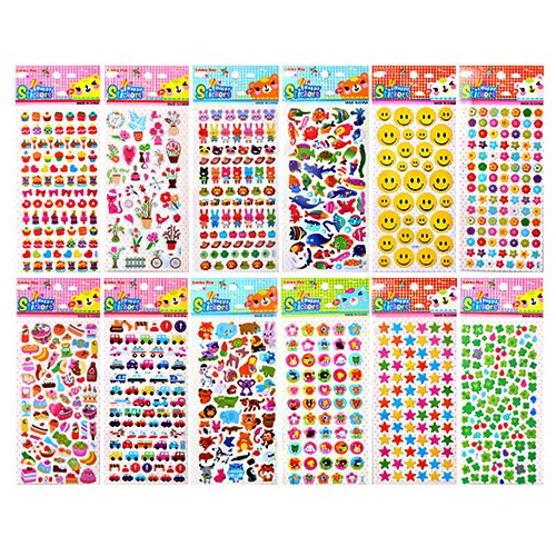 Наклейки декорат 3D 12 дизайнов М-8652 MAZARI