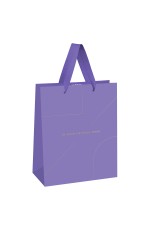 Пакет подарочный 11*14*6,5см MESHU Monocolor. Lavender/Лавандовый, отд. фольгой, матовая ламинация