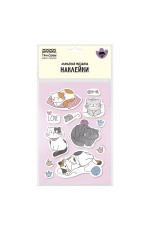 Алмазная мозаика, наклейки ТРИ СОВЫ Котики, пакет с европодвесом