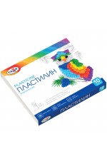 Пластилин Гамма Классический, 10 цветов, 200г, со стеком, картон