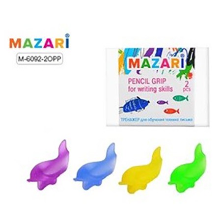 Тренажер д/обучения технике письма Рыбки 2шт М-6092-2ОР MAZARI