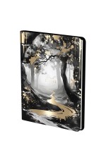 Тетрадь на кольцах А5, 120л., кожзам,  BG Dark forest