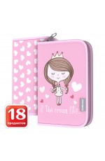 Пенал с наполн Pastel Princess 57558 Erich Krause