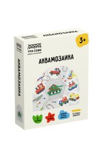 Аквамозаика ТРИ СОВЫ Транспорт, набор инструментов и аксессуаров, трафареты, картонная коробка 11*14см