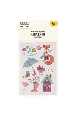 Алмазная мозаика, наклейки ТРИ СОВЫ Лисичка, пакет с европодвесом