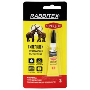 Клей - секундный суперклей 3гр 609811 Rabbitex