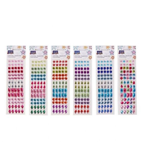 Стразы - наклейки фигурные пластик М-8670N Mazari Creative