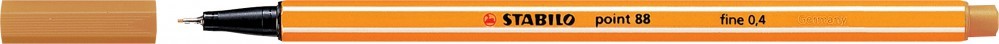 РУЧКА КАПИЛЛЯРНАЯ STABILO POINT 88 ТЕМНАЯ ОХРА  