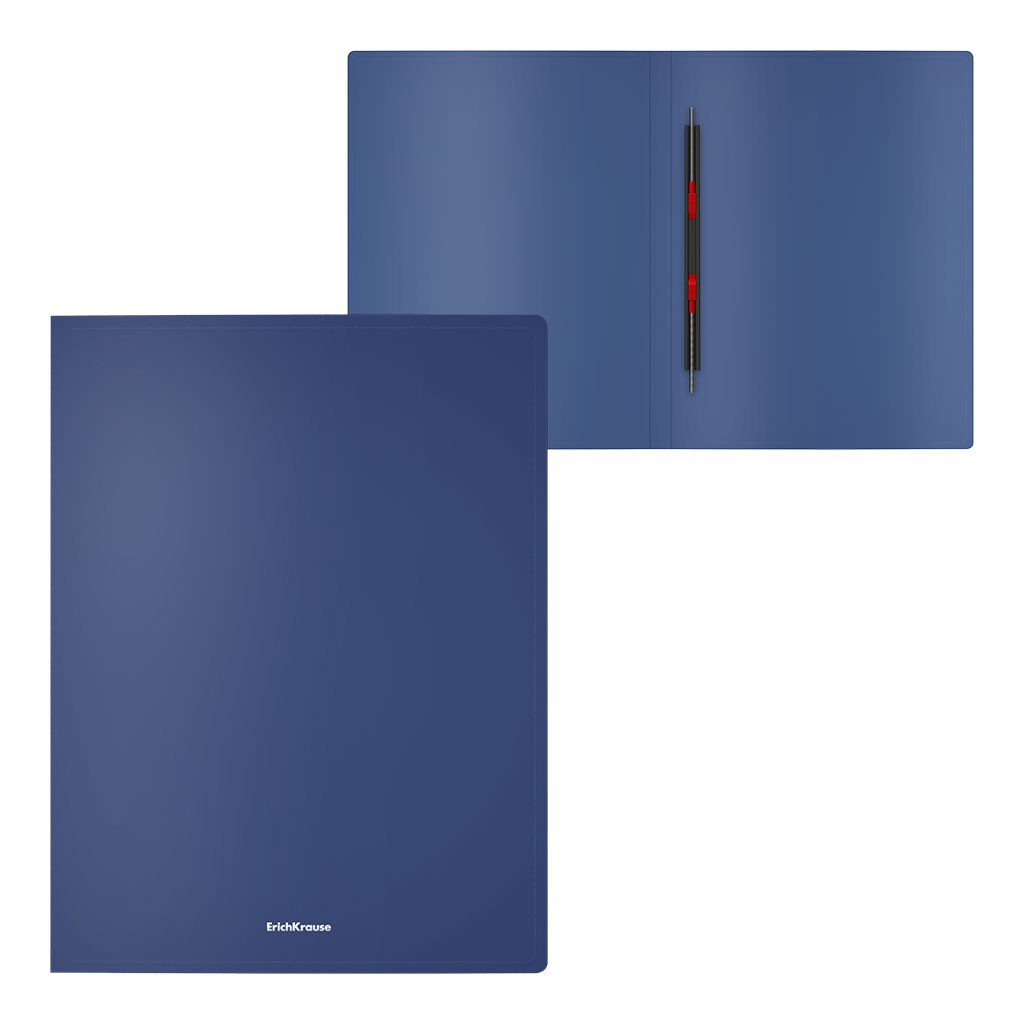 Папка-скоросшиватель А4 пластс пружинным мех 50121 Erich Krause